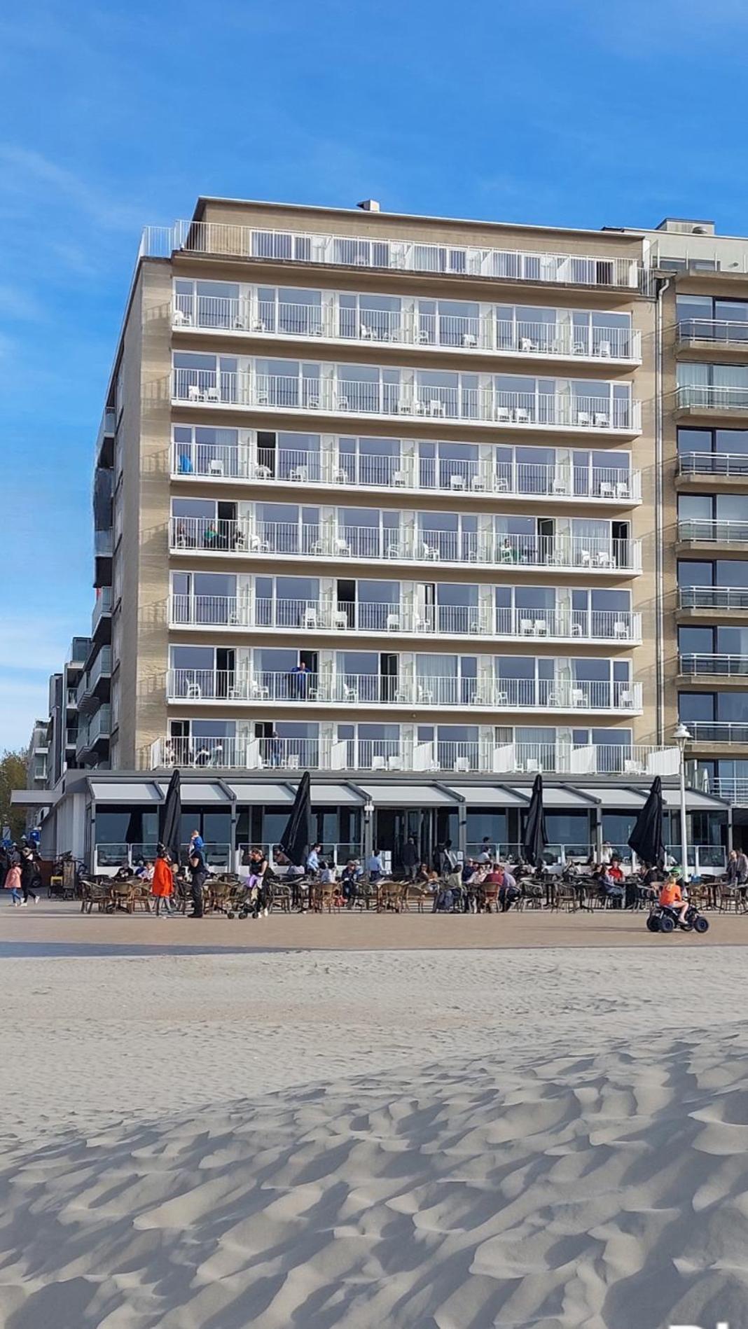 Hotel Sandeshoved Zeedijk Nieuwpoort Eksteriør bilde